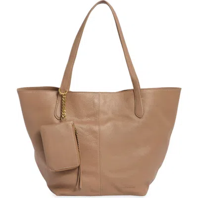 Lucky Brand Amy Leather Tote In Tuscany Pebble Vintage Le