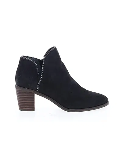 Pre-owned Lucky Brand Ankle Boots In Black