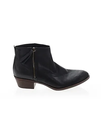 Pre-owned Lucky Brand Ankle Boots In Black