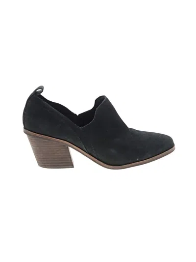 Pre-owned Lucky Brand Ankle Boots In Black