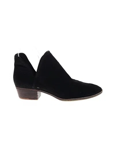 Pre-owned Lucky Brand Ankle Boots In Black