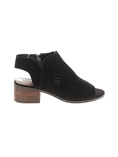 Pre-owned Lucky Brand Ankle Boots In Black