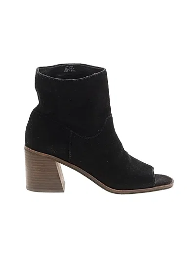 Pre-owned Lucky Brand Ankle Boots In Black