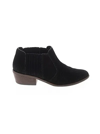 Pre-owned Lucky Brand Ankle Boots In Black