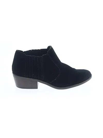 Pre-owned Lucky Brand Ankle Boots In Black