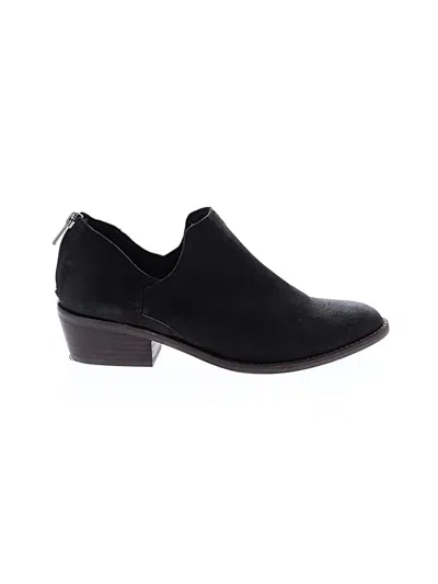 Pre-owned Lucky Brand Ankle Boots In Black