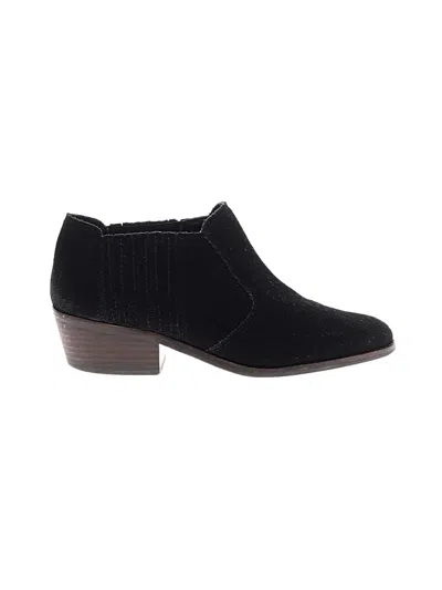 Pre-owned Lucky Brand Ankle Boots In Black