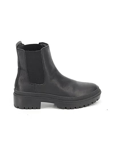 Pre-owned Lucky Brand Ankle Boots In Black