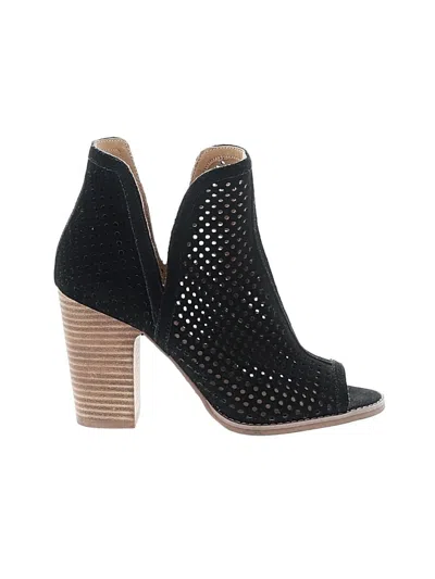 Pre-owned Lucky Brand Ankle Boots In Black