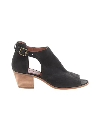 Pre-owned Lucky Brand Ankle Boots In Black