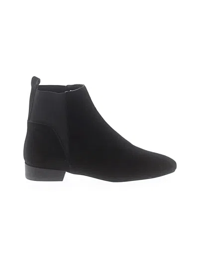 Pre-owned Lucky Brand Ankle Boots In Black