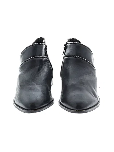 Pre-owned Lucky Brand Ankle Boots In Black