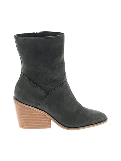 Pre-owned Lucky Brand Ankle Boots In Blue