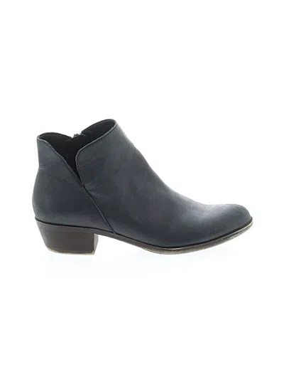 Pre-owned Lucky Brand Ankle Boots In Blue