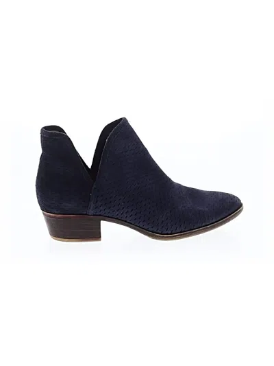 Pre-owned Lucky Brand Ankle Boots In Blue