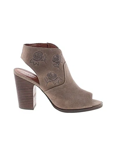 Pre-owned Lucky Brand Ankle Boots In Brown