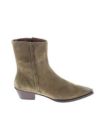 Pre-owned Lucky Brand Ankle Boots In Brown