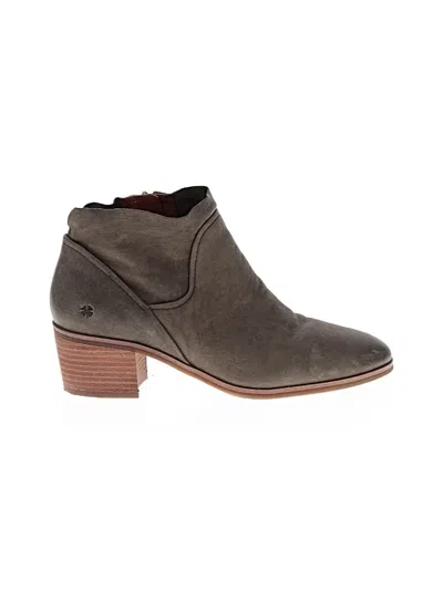 Pre-owned Lucky Brand Ankle Boots In Brown