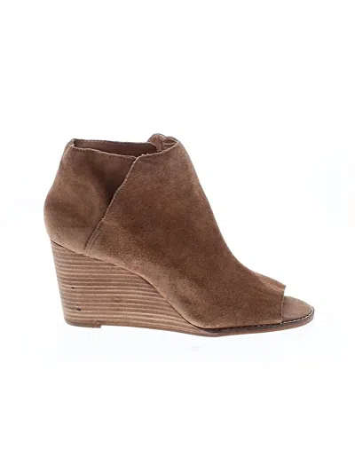 Pre-owned Lucky Brand Ankle Boots In Brown