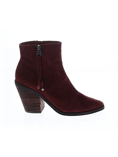 Pre-owned Lucky Brand Ankle Boots In Brown