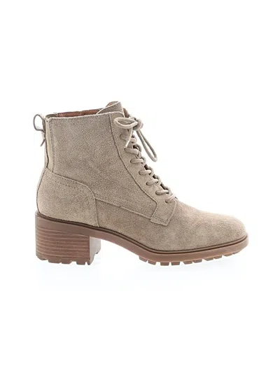 Pre-owned Lucky Brand Ankle Boots In Brown