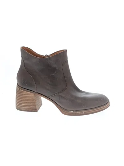 Pre-owned Lucky Brand Ankle Boots In Brown