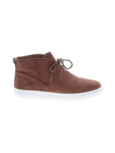 Pre-owned Lucky Brand Ankle Boots In Brown