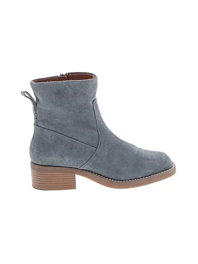 Pre-owned Lucky Brand Ankle Boots In Gray