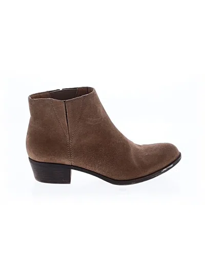 Pre-owned Lucky Brand Ankle Boots In Tan