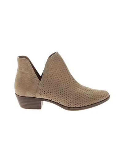 Pre-owned Lucky Brand Ankle Boots In Tan