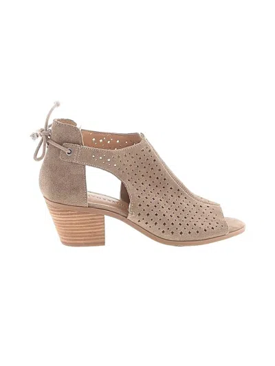 Pre-owned Lucky Brand Ankle Boots In Tan
