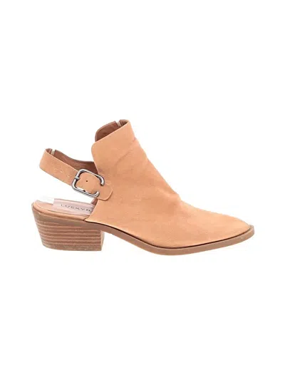 Pre-owned Lucky Brand Ankle Boots In Tan