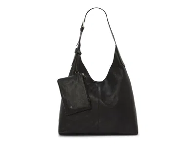 Lucky Brand Anny Leather Hobo Bag In Black