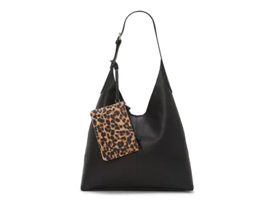 Lucky Brand Anny Leather Hobo Bag In Black