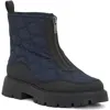 Lucky Brand Appyle Womens Cold Weather Boots Lugged Sole Booties In Blue