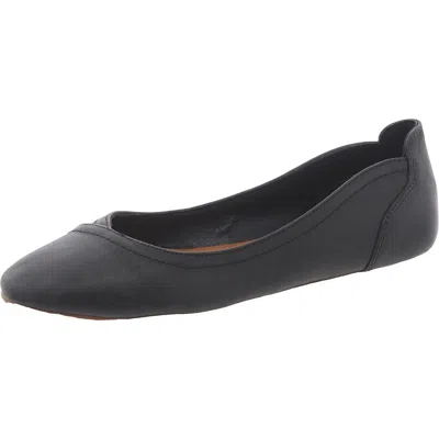 Lucky Brand Arin Womens Slip On Flat Ballet Flats In Black