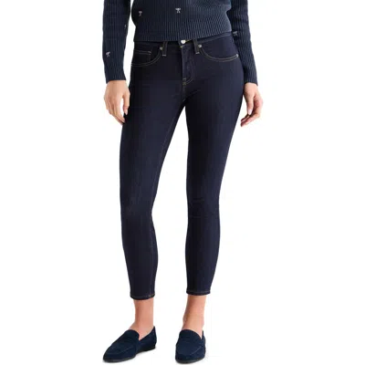 Lucky Brand Ava Mid Rise Skinny Jeans In Blue