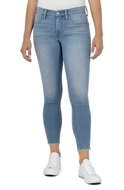 Lucky Brand Ava Mid Rise Skinny Jeans In Maja Fray