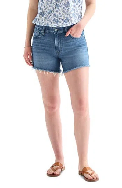 Lucky Brand Baggy Denim Shorts In Blue