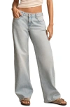 Lucky Brand Baggy Wide Leg Jeans In Blue