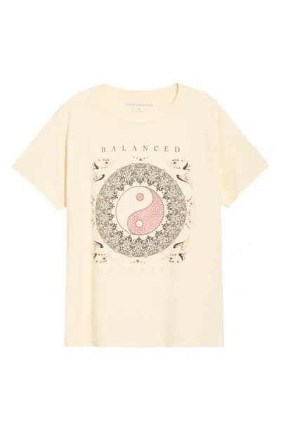 Lucky Brand Balanced Graphic T-shirt In Yellow