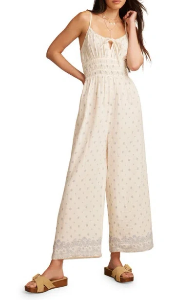 Lucky Brand Bandana Print Gauzy Wide Leg Jumpsuit