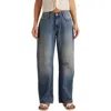 Lucky Brand Women's High-rise Barrel-leg Jeans In Blue