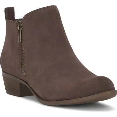 Lucky Brand Basel Bootie In Brown