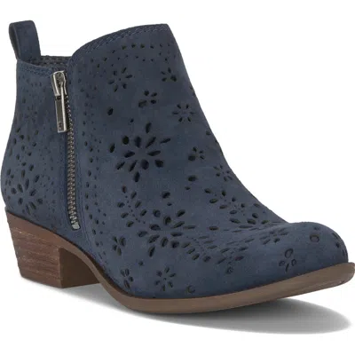 Lucky Brand Basel Bootie In Blue