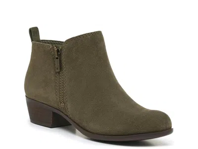 Lucky Brand Basel Bootie In Brown