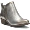 Lucky Brand Basel Bootie In Silver Leather