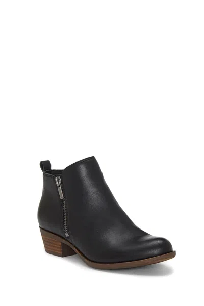 Lucky Brand Basel Lk-basel-002 Boots Women's Us 9.5 Black Leather Bootie Khd1428