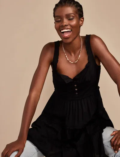 Lucky Brand Beaded Chain Necklace In White