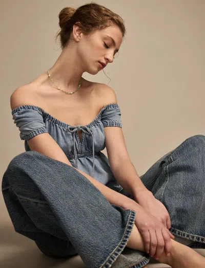 Lucky Brand Beaded Necklace In Gold